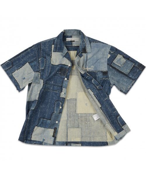 DIAFVINE(ディアフバイン)の「DV.LOT 682 INDIGO BORO shirt(シャツ/ブラウス・メンズ・その他・XX-LARGE/LARGE/X-LARGE)」の2枚目の写真