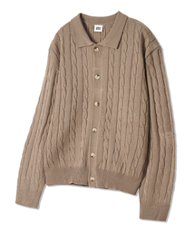 GRAYBLVD（グレイブラバット）の「トーマスニットカーディガン GKCNT84 (ベージュ)（カーディガン/ボレロ）」