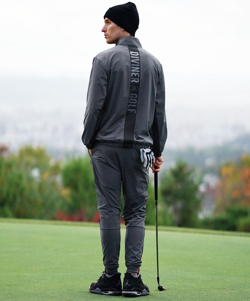 DIVINER GOLF】シャカスタンドジップブルゾンセットアップ メンズ