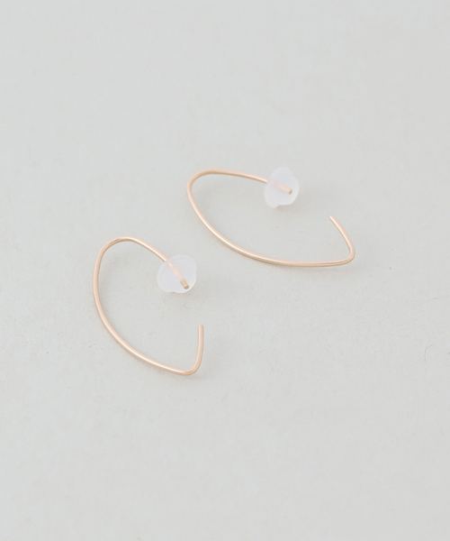 SLOBE IENA(スローブイエナ)の「SLOBE マーキピアスS K10(ピアス(両耳用)・レディース・ゴールド・FREE)」の9枚目の写真