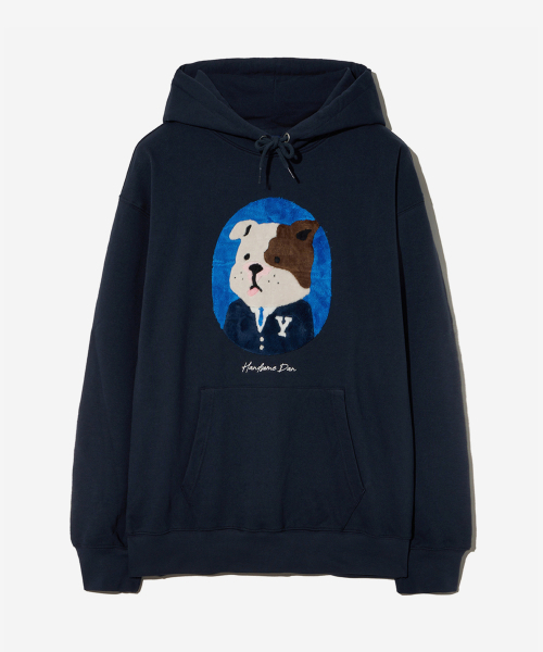 YALE(イェール)の「ダンライクプレッピー フードパーカー_ネイビー(パーカー・レディース・その他・LARGE/MEDIUM/SMALL/X-LARGE)」の1枚目の写真