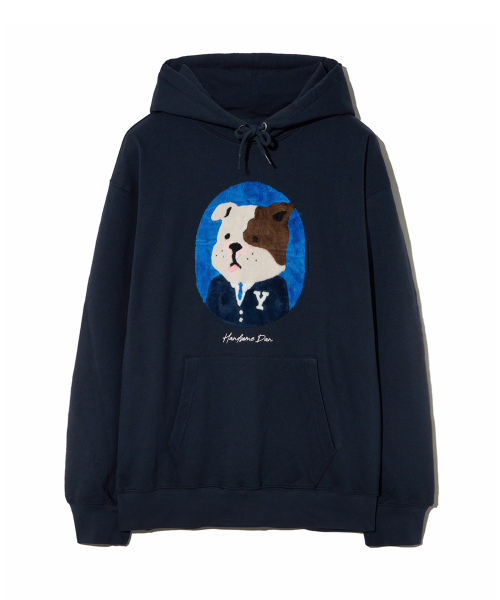 YALE(イェール)の「ダンライクプレッピー フードパーカー_ネイビー(パーカー・レディース・その他・LARGE/MEDIUM/SMALL/X-LARGE)」の2枚目の写真