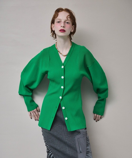 SQUARESLEEVE V NECK KT CD（カーディガン/ボレロ）｜OMMO