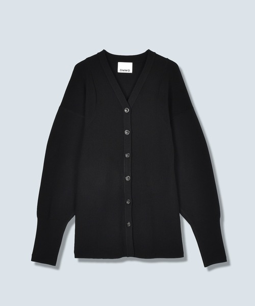 OMMO（オーエムエムオー）の「SQUARESLEEVE V NECK KT CD（カーディガン/ボレロ・レディース・ブルー/グレー/ブラック/グリーン・F）」の13枚目の写真