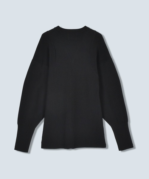 OMMO（オーエムエムオー）の「SQUARESLEEVE V NECK KT CD（カーディガン/ボレロ・レディース・ブルー/グレー/ブラック/グリーン・F）」の14枚目の写真