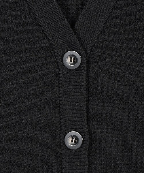 OMMO（オーエムエムオー）の「SQUARESLEEVE V NECK KT CD（カーディガン/ボレロ・レディース・ブルー/グレー/ブラック/グリーン・F）」の17枚目の写真