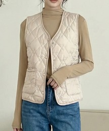 cammie（キャミー）の「キルティングベスト（ベスト）」