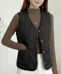 cammie（キャミー）の「キルティングベスト（ベスト）」