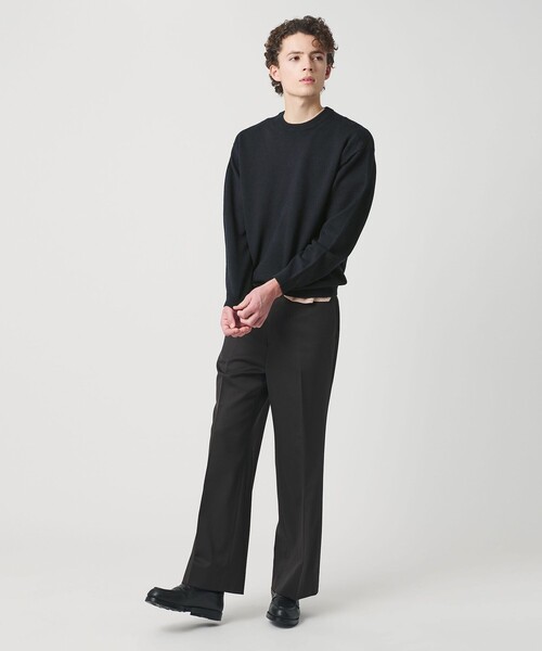 BEAUTY&YOUTH UNITED ARROWS（ビューティーアンドユースユナイテッドアローズ）の「ハイブリッド リネン クルーネック ニット（ニット/セーター・メンズ・ネイビー/レッド/グレー/ナチュラル・S/M/L/XL）」の7枚目の写真