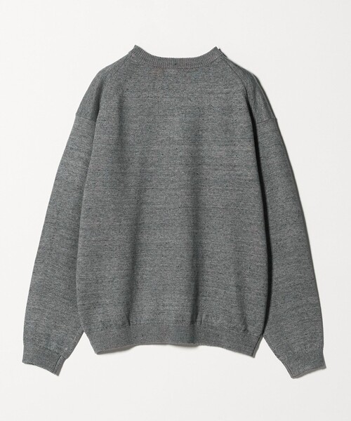 BEAUTY&YOUTH UNITED ARROWS（ビューティーアンドユースユナイテッドアローズ）の「ハイブリッド リネン クルーネック ニット（ニット/セーター・メンズ・ネイビー/レッド/グレー/ナチュラル・S/M/L/XL）」の22枚目の写真