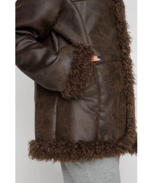 VINTAGE FAUX FUR MIDDLE ムートン（ムートンコート）｜LAGUA GEM