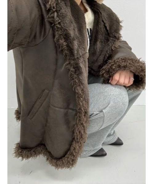 VINTAGE FAUX FUR MIDDLE ムートン（ムートンコート）｜LAGUA GEM