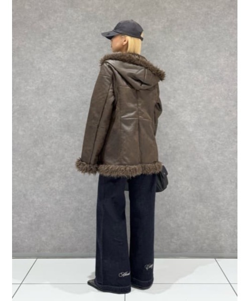 VINTAGE FAUX FUR MIDDLE ムートン（ムートンコート）｜LAGUA GEM