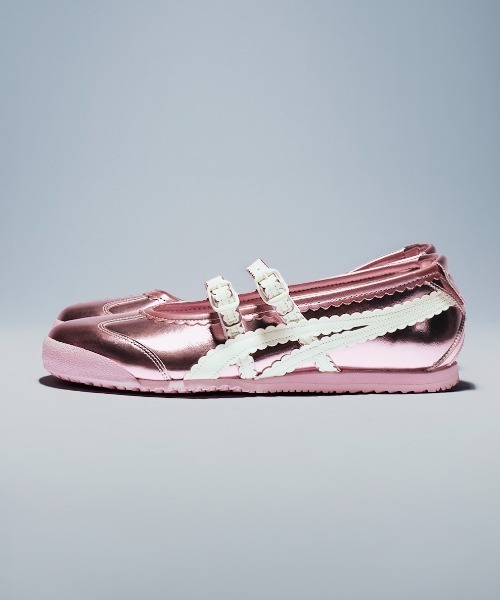 Onitsuka Tiger（オニツカタイガー）の「MEXICO 66 TGRS / メキシコ 66 ティージーアールエス（バレエシューズ・レディース・ベージュ系その他/レッド系その他/グレー系その他/ピンク系その他・22.5/23/23.5/24/24.5/25/25.5/26）」の3枚目の写真