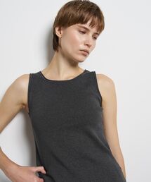 ランバンオンブルー　ノースリーブ トップス メランジノースリーブニット|LANVIN en Bleu | LANVIN en Bleu