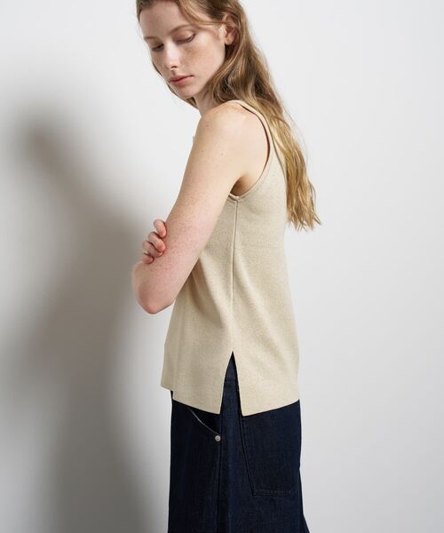 LANVIN en Bleu（ランバンオンブルー）の「ラメノースリーブニット（ニット/セーター・レディース・グレー/チャコールグレー/ベージュ・38）」の20枚目の写真