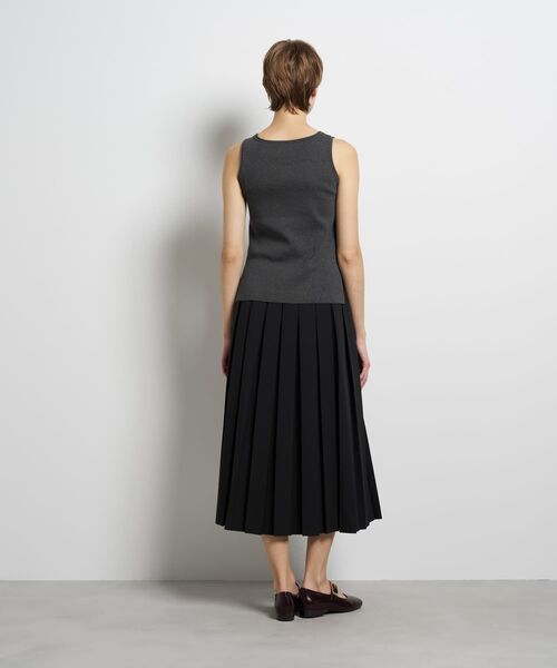 LANVIN en Bleu（ランバンオンブルー）の「ラメノースリーブニット（ニット/セーター・レディース・グレー/チャコールグレー/ベージュ・38）」の10枚目の写真