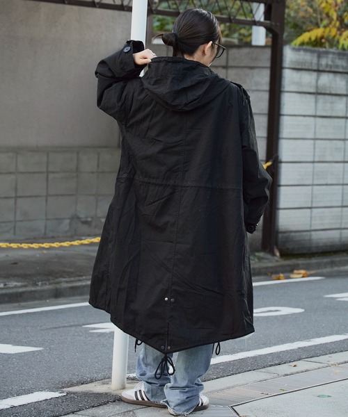 新品 タグ付き HOUSTON ヒューストン モッズコート XXS ブラック HOUSTON（ヒューストン）の「HOUSTON / ヒューストン M-51 PARKA