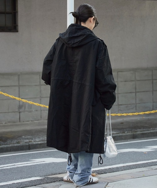 HOUSTON（ヒューストン）の「HOUSTON / ヒューストン M-51 PARKA ミリタリータグ モッズパーカー（モッズコート・メンズ・ブラック/オリーブ・XS/S）」の20枚目の写真