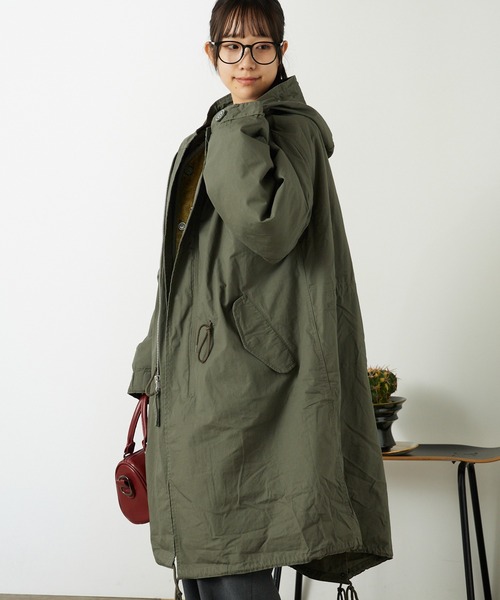 と*も様 ヒューストンオリーブグリーン フード付きパーカ － HOUSTON（ヒューストン）の「HOUSTON / ヒューストン M-51 PARKA