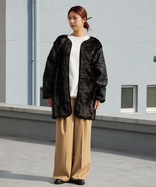 HOUSTON（ヒューストン）の「HOUSTON / ヒューストン M-51 PARKA ミリタリータグ モッズパーカー（モッズコート・メンズ・ブラック/オリーブ・XS/S）」の17枚目の写真
