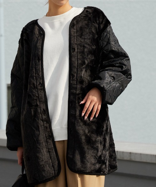 HOUSTON（ヒューストン）の「HOUSTON / ヒューストン M-51 PARKA ミリタリータグ モッズパーカー（モッズコート・メンズ・ブラック/オリーブ・XS/S）」の13枚目の写真