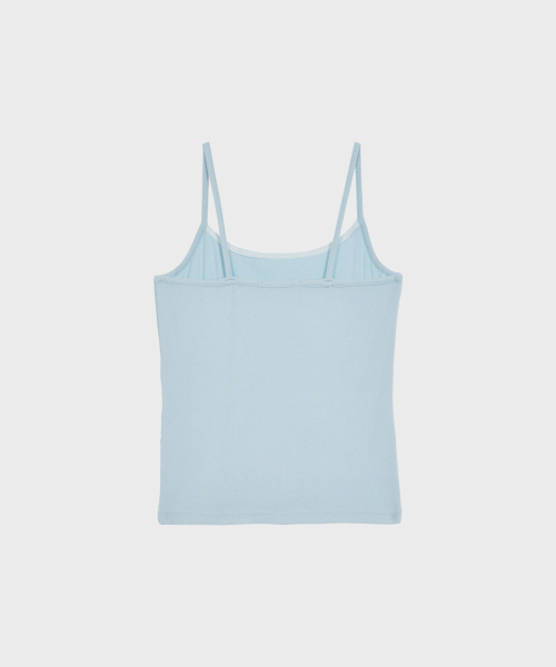 ALKI ALKA(アルキアルカ)の「Lace Trim Sleeveless (Light Blue)(Tシャツ/カットソー・レディース・ライトブルー・FREE)」の2枚目の写真