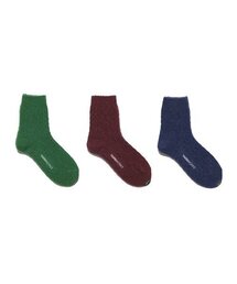 YARNWORKS（ヤーンワークス）の「WORK8W Cable Knit Wool Socks Color Pack B - 3 Colors（ソックス/靴下・メンズ）」