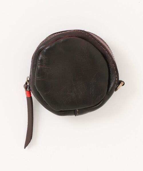 Port(ポート)の「丸型 レザー コインケース(コインケース・メンズ・ダークブラウン/ベージュ/ブラック/バーガンディー・FREE)」の2枚目の写真