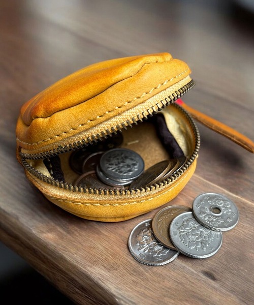 Port(ポート)の「丸型 レザー コインケース(コインケース・メンズ・ダークブラウン/ベージュ/ブラック/バーガンディー・FREE)」の3枚目の写真