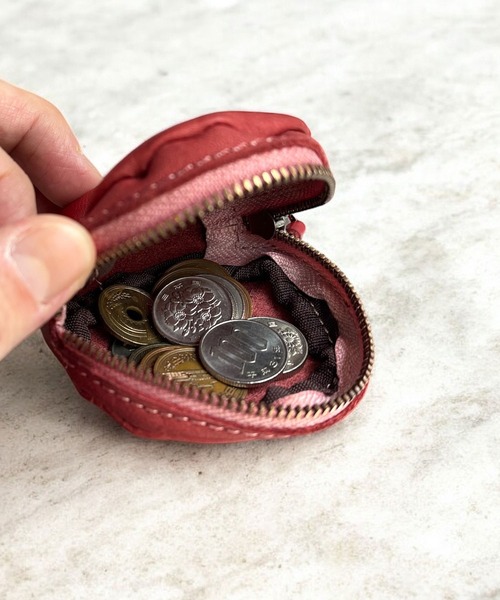 Port(ポート)の「丸型 レザー コインケース(コインケース・メンズ・ダークブラウン/ベージュ/ブラック/バーガンディー・FREE)」の4枚目の写真