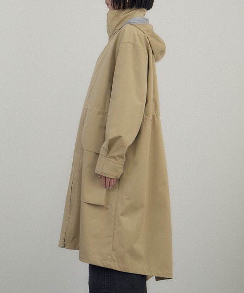 SALON adam et rope'（サロン アダム エ ロペ）の「3レイヤーミリタリーコート / KAJIF（ミリタリージャケット・レディース・ブラック/ベージュ・FREE）」の15枚目の写真