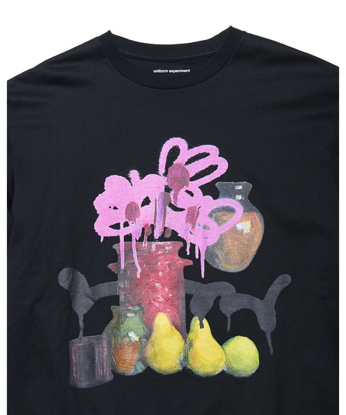 uniform experiment（ユニフォームエクスペリメント）の「MICHAEL CHERNO: RED VASE TEE（Tシャツ/カットソー・メンズ・ブラック/ホワイト・1/5/4/3/2）」の7枚目の写真