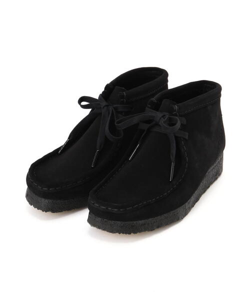CLARKS Wallabee Boot ブラック UK4.5 Clarks/クラークス/Wallabee Boot/ワラビー ブーツ UK4～5.5（モカシン