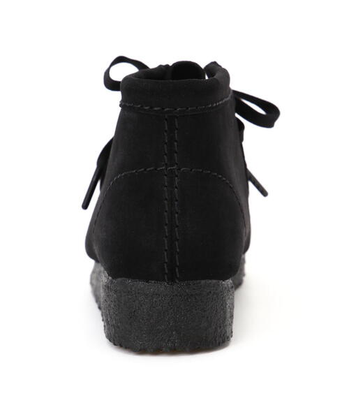 CLARKS ブラック モカシン　UK4.5 Clarks/クラークス/Wallabee Boot/ワラビー ブーツ UK4～5.5（モカシン