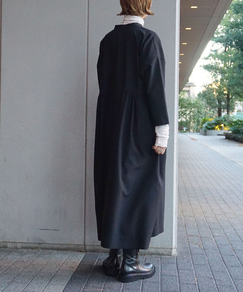 JOURNAL STANDARD LUXE(ジャーナルスタンダード ラックス)の「《追加》トロピカル Utility-ワンピース(ワンピース・レディース・ブラック・FREE)」の4枚目の写真