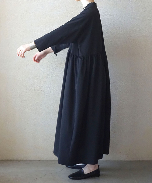 JOURNAL STANDARD LUXE(ジャーナルスタンダード ラックス)の「《追加》トロピカル Utility-ワンピース(ワンピース・レディース・ブラック・FREE)」の6枚目の写真