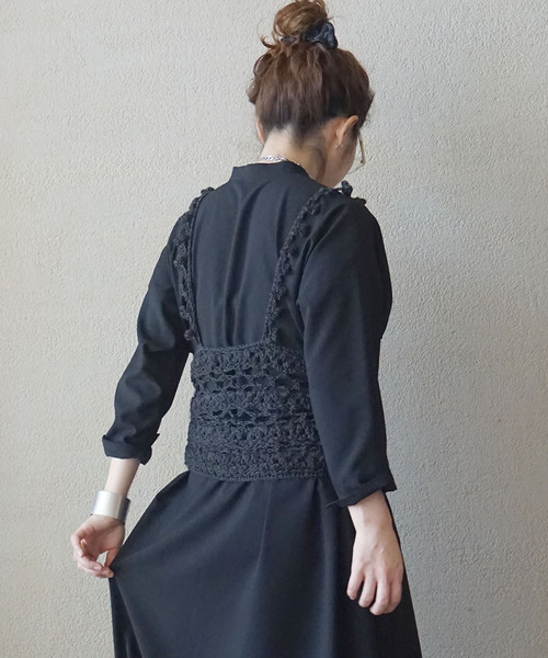 JOURNAL STANDARD LUXE(ジャーナルスタンダード ラックス)の「《追加》トロピカル Utility-ワンピース(ワンピース・レディース・ブラック・FREE)」の10枚目の写真