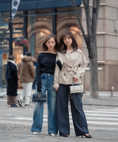 SENEE（セニー）の「waist belt trench jacket（ウエストベルト