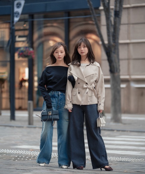 SENEE（セニー）の「waist belt trench jacket（ウエストベルト