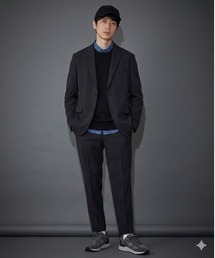 Perfect Suit FActory（パーフェクトスーツファクトリー）の「ベーシックセットアップスーツ　ブラック/グレー/ネイビー　【WEB限定上下セット/Smart Pick！】（スーツセット）」