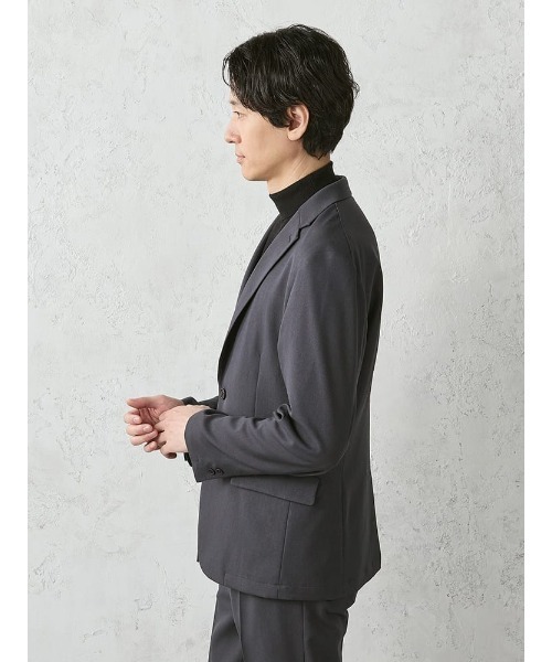 Perfect Suit FActory（パーフェクトスーツファクトリー）の「【裾上げ済み/上下セット】 Smart Pick！ 洗える ストレッチ セットアップ　スーツ ビジネス/カジュアル（スーツセット・メンズ・ブラック/グレー/ネイビー・L/LL/S/M）」の20枚目の写真