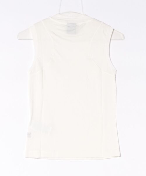 G-STAR(ジースター)の「2nd Skin Mock T-Shirt/レイヤードデザインスリムモックネックノースリーブTシャツ(Tシャツ/カットソー・レディース・オフホワイト/ダークブルー・MEDIUM/X-SMALL/SMALL)」の15枚目の写真