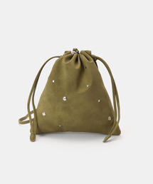 B.C STOCK | ランダムスタッズ巾着バッグ(ショルダーバッグ)