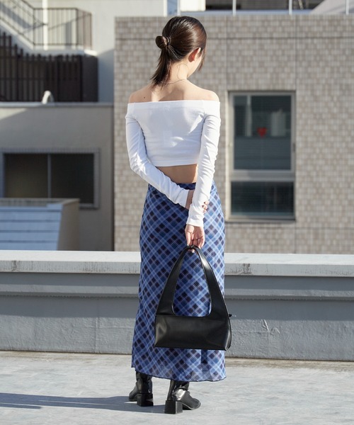 adidas/アディダス ESSENTIALS RIBU OFF SHOULDER リブ編み オフ