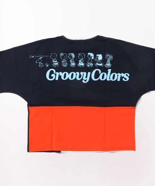GROOVY COLORS（グルービーカラーズ）の「SNOOPY ALL STAR Wide Tee（Tシャツ/カットソー・キッズ・マルチ・145/135）」の3枚目の写真