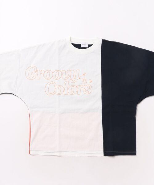 GROOVY COLORS（グルービーカラーズ）の「SNOOPY ALL STAR Wide Tee（Tシャツ/カットソー・キッズ・マルチ・145/135）」の4枚目の写真
