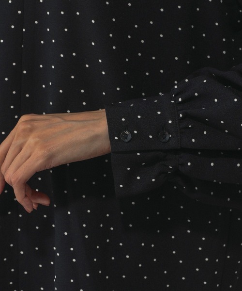 GLOBAL WORK（グローバルワーク）の「アソートフリルブラウス/601183（シャツ/ブラウス・レディース・オフホワイト/その他35/ブラック系その他・LARGE/MEDIUM）」の20枚目の写真