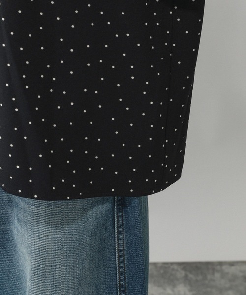 GLOBAL WORK（グローバルワーク）の「アソートフリルブラウス/601183（シャツ/ブラウス・レディース・オフホワイト/その他35/ブラック系その他・LARGE/MEDIUM）」の21枚目の写真