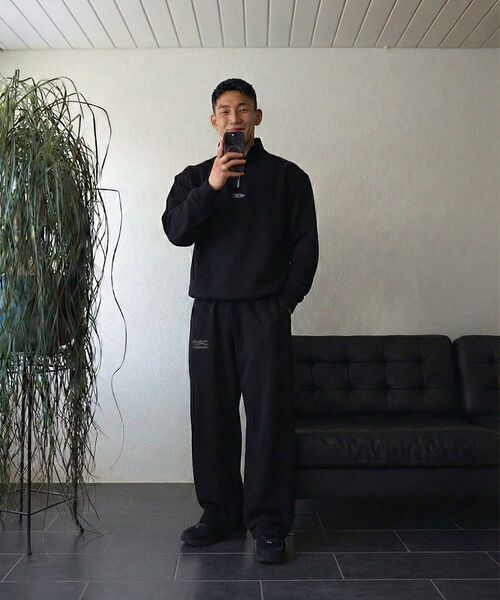 PHERMENON（フェルメノン）の「ピグメントオーバーフィット切り替えアノラック - ブラック（スウェット・メンズ・その他・1/2/3）」の13枚目の写真
